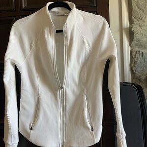 Athleta Women's White Bomber Jacket